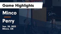 Minco  vs Perry Game Highlights - Jan. 28, 2023