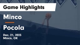 Minco  vs Pocola  Game Highlights - Dec. 21, 2023