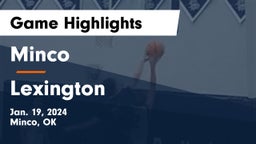 Minco  vs Lexington Game Highlights - Jan. 19, 2024