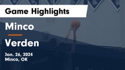 Minco  vs Verden Game Highlights - Jan. 26, 2024