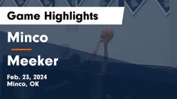 Minco  vs Meeker  Game Highlights - Feb. 23, 2024