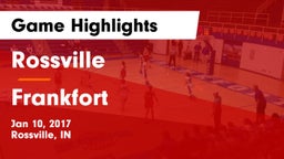 Rossville  vs Frankfort  Game Highlights - Jan 10, 2017
