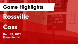 Rossville  vs Cass  Game Highlights - Dec. 10, 2019