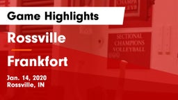 Rossville  vs Frankfort  Game Highlights - Jan. 14, 2020