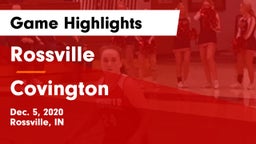 Rossville  vs Covington  Game Highlights - Dec. 5, 2020