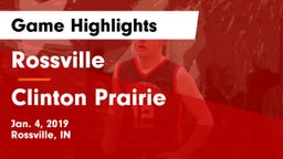 Rossville  vs Clinton Prairie  Game Highlights - Jan. 4, 2019