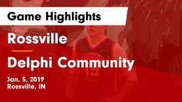 Rossville  vs Delphi Community  Game Highlights - Jan. 5, 2019