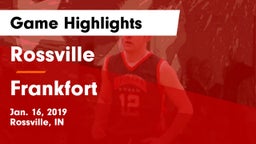 Rossville  vs Frankfort  Game Highlights - Jan. 16, 2019