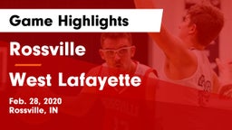 Rossville  vs West Lafayette  Game Highlights - Feb. 28, 2020