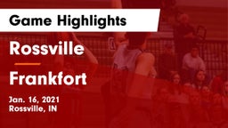 Rossville  vs Frankfort  Game Highlights - Jan. 16, 2021