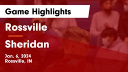 Rossville  vs Sheridan  Game Highlights - Jan. 6, 2024