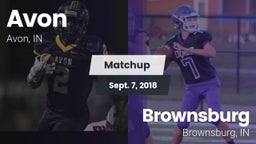 Matchup: Avon  vs. Brownsburg  2018