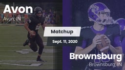 Matchup: Avon  vs. Brownsburg  2020