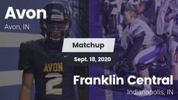 Matchup: Avon  vs. Franklin Central  2020