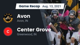 Recap: Avon  vs. Center Grove  2021