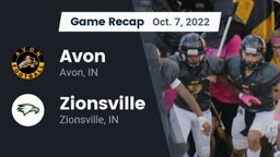 Recap: Avon  vs. Zionsville  2022