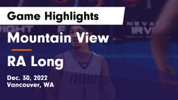 Mountain View  vs RA Long  Game Highlights - Dec. 30, 2022
