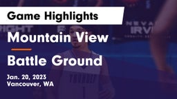 Mountain View  vs Battle Ground  Game Highlights - Jan. 20, 2023