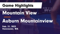 Mountain View  vs Auburn Mountainview  Game Highlights - Feb. 21, 2023