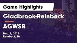 Gladbrook-Reinbeck  vs AGWSR  Game Highlights - Dec. 8, 2023