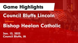 Council Bluffs Lincoln  vs Bishop Heelan Catholic  Game Highlights - Jan. 13, 2023