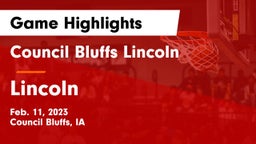 Council Bluffs Lincoln  vs Lincoln  Game Highlights - Feb. 11, 2023