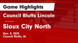 Council Bluffs Lincoln  vs Sioux City North  Game Highlights - Dec. 8, 2023