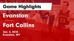 Evanston  vs Fort Collins  Game Highlights - Jan. 4, 2018