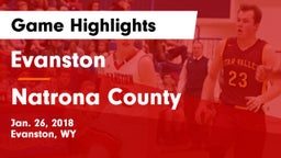 Evanston  vs Natrona County  Game Highlights - Jan. 26, 2018