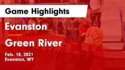 Evanston  vs Green River  Game Highlights - Feb. 18, 2021