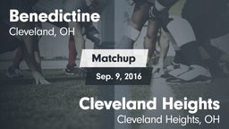 Matchup: Benedictine High vs. Cleveland Heights  2016