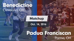 Matchup: Benedictine High vs. Padua Franciscan  2016