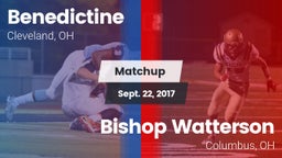 Matchup: Benedictine High vs. Bishop Watterson  2017