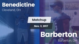 Matchup: Benedictine High vs. Barberton  2017