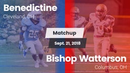 Matchup: Benedictine High vs. Bishop Watterson  2018