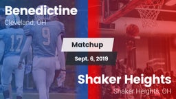 Matchup: Benedictine High vs. Shaker Heights  2019