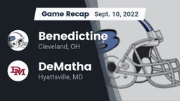 Recap: Benedictine  vs. DeMatha  2022