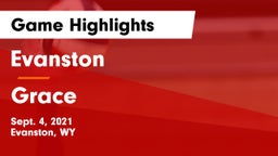 Evanston  vs Grace Game Highlights - Sept. 4, 2021