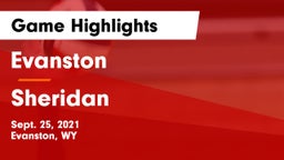 Evanston  vs Sheridan  Game Highlights - Sept. 25, 2021