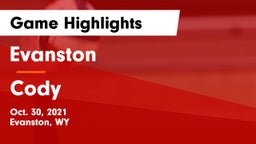 Evanston  vs Cody  Game Highlights - Oct. 30, 2021