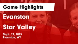 Evanston  vs Star Valley  Game Highlights - Sept. 19, 2023