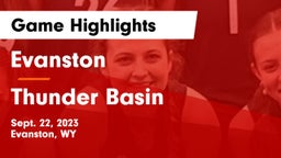 Evanston  vs Thunder Basin Game Highlights - Sept. 22, 2023