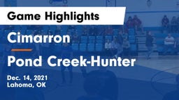 Cimarron  vs Pond Creek-Hunter  Game Highlights - Dec. 14, 2021