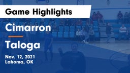 Cimarron  vs Taloga Game Highlights - Nov. 12, 2021