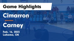 Cimarron  vs Carney  Game Highlights - Feb. 16, 2023