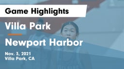 Villa Park  vs Newport Harbor  Game Highlights - Nov. 3, 2021
