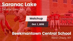 Matchup: Saranac Lake High vs. Beekmantown Central School 2016