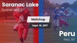 Matchup: Saranac Lake High vs. Peru  2017