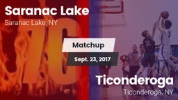 Matchup: Saranac Lake High vs. Ticonderoga  2017