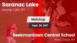 Matchup: Saranac Lake High vs. Beekmantown Central School 2017